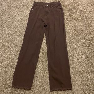 SHEIN High Waist Straight Leg Jeans